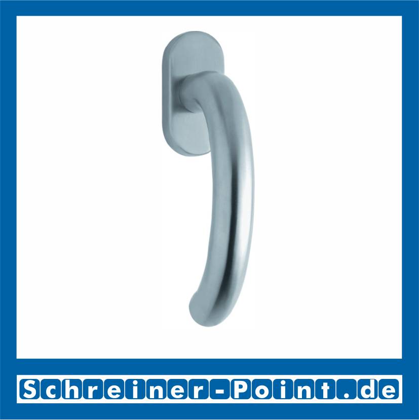 Scoop Baloo Fenstergriff Edelstahl matt Rosette oval,107041